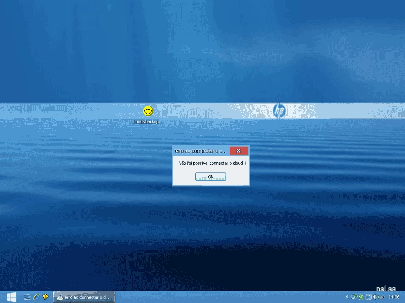 menu conectar ao cloud