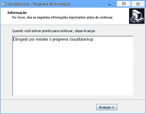 configurador do cloud&backup