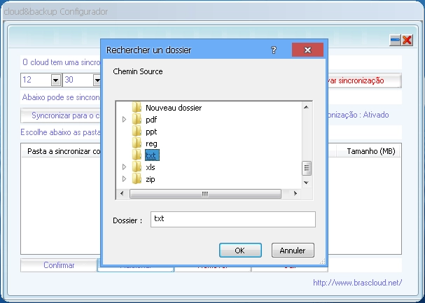 lançar o aplicativo configurador